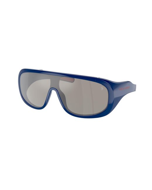 Polo Ralph Lauren Black Ph4215U 58866G Sunglasses Injected Geometric Mirrored Mirror for men