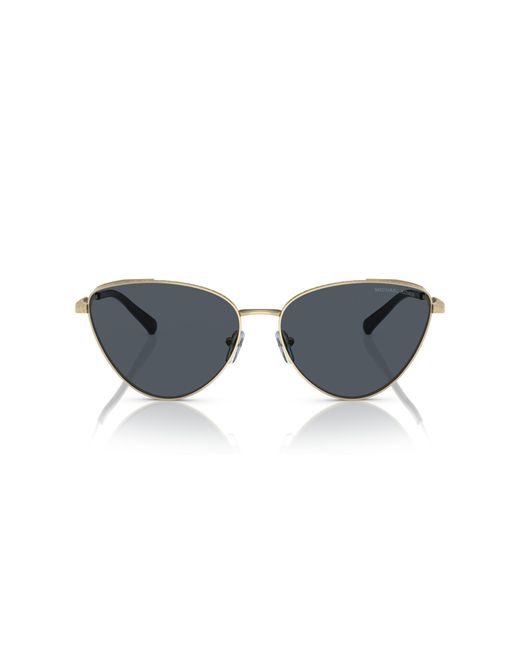 Michael Kors Black Mk1140 Cortez 10146G Sunglasses Metal Cat Eye Normal