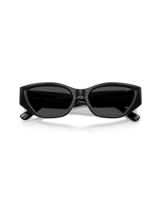 Ralph Lauren Black Rl8231U 500187 Sunglasses Injected Squared Normal