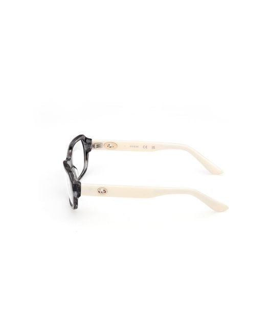 Guess Black Gu50380 20 Optical Frames Acetate Geometric Normal