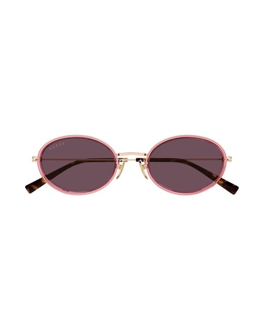 Gucci Black Gg1980S 005 Sunglasses Injected Round
