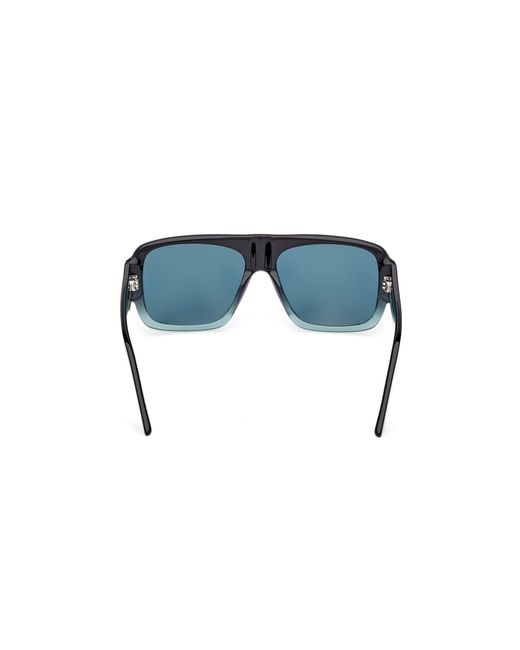 Gcds Blue Gd0069 89N Sunglasses Acetate Squared Normal