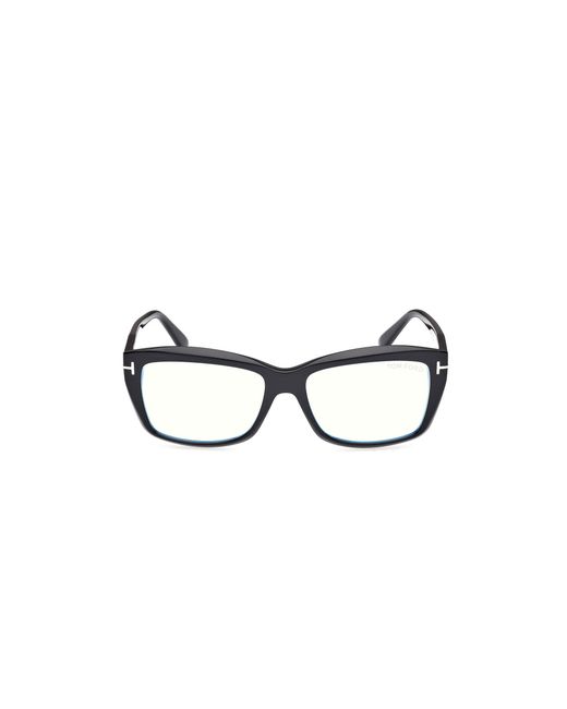 Tom Ford Black Ft6065-B 001 Optical Frames Acetate Squared Normal