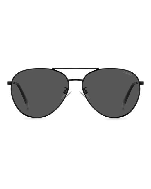 Polaroid Black Pld 4142/G/S/X 807/M9 Sunglasses Metal Pilot Polarized