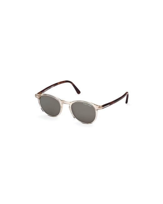 Tom Ford Black Ft0539 Andrea-02 45N Sunglasses Acetate Round Normal for men