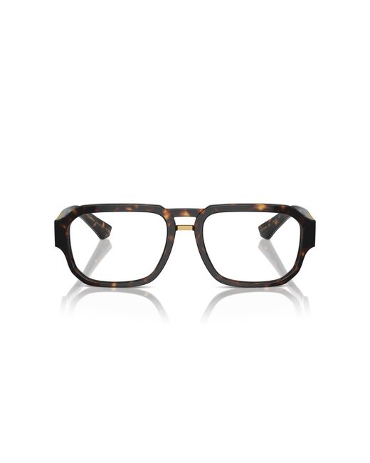 Dolce & Gabbana Black Dg3389 502 Optical Frames Acetate Pilot Normal for men