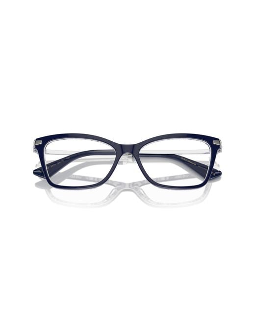 Dolce & Gabbana Black Dg3393 3414 Optical Frames Acetate Transparent Squared Normal