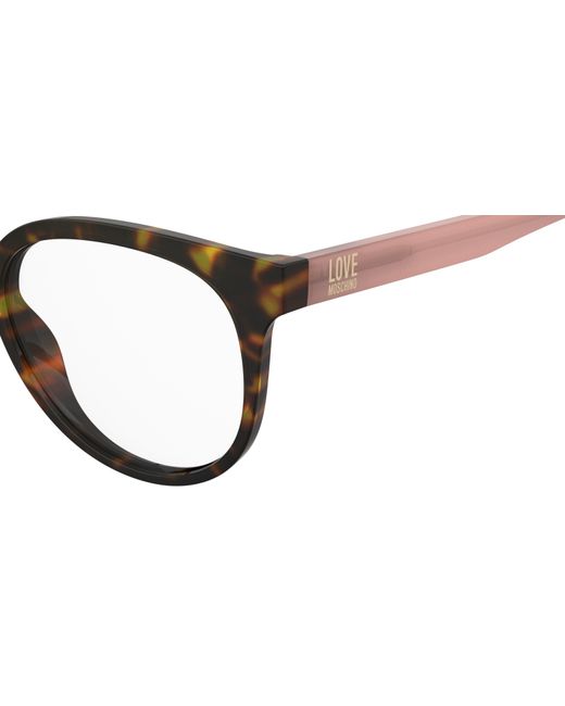 Moschino Black Mol658 086 Optical Frames Acetate Squared Normal