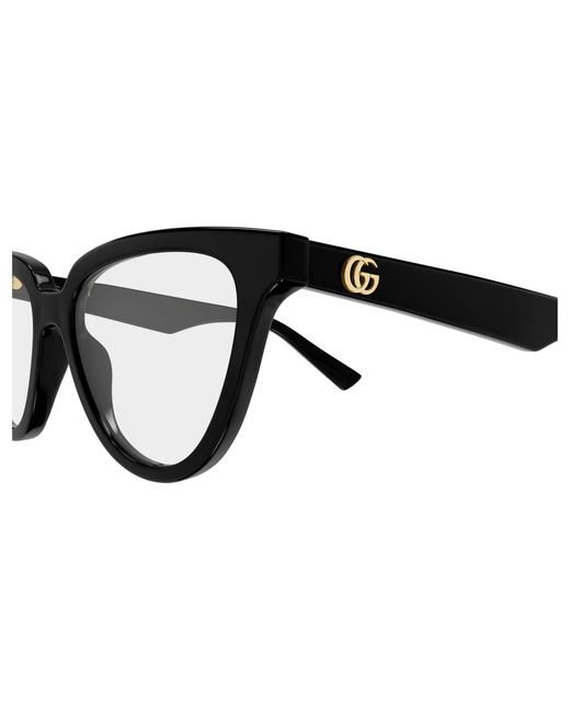 Gucci Black Gg2179O 001 Optical Frames Acetate Transparent Cat Eye