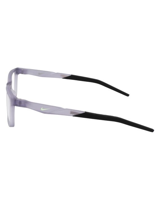 Nike Black 7090 070 Optical Frames Injected Squared Normal Photochromatic for men