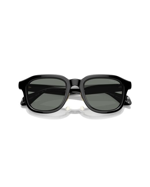 Giorgio Armani Black Ar8206 6060/1 Sunglasses Acetate Squared Normal for men