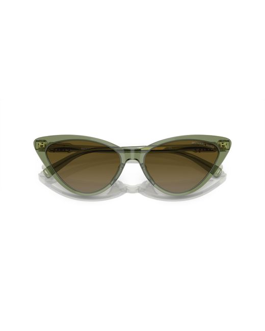Michael Kors Black Mk2195U Harbour Island 394413 Sunglasses Acetate Cat Eye Normal Shaded