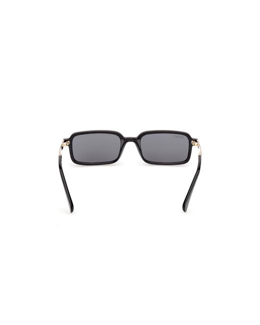 MAX&Co. Black Mo0159 01A Sunglasses Injected Smoke Squared Normal