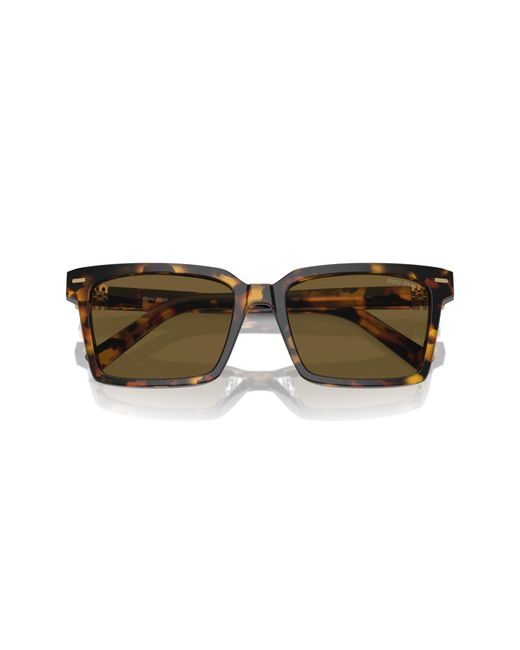 Miu Miu Black Mu 13Zs Vau01T Sunglasses Acetate Squared Normal