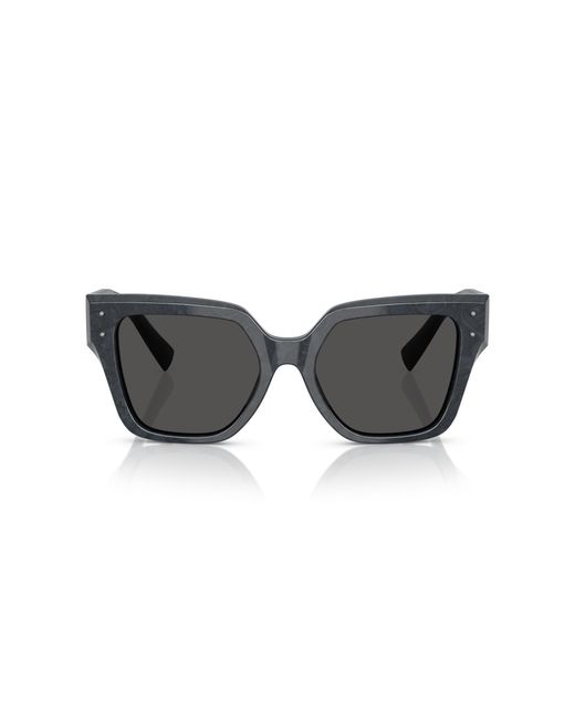 Dolce & Gabbana Black Dg4471 344187 Sunglasses Acetate Squared Normal