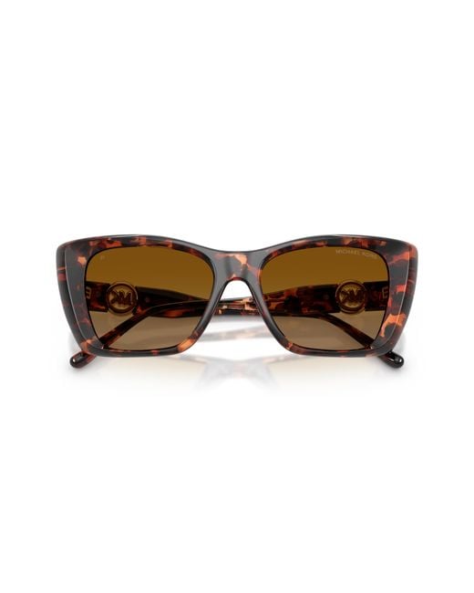 Michael Kors Black Mk2270U Tokyo 40319P Sunglasses Injected Squared Polarized Nuanced