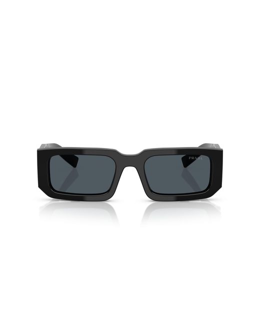 Prada Black Pr 06Ys 16K2K1 Sunglasses Acetate Squared Normal for men