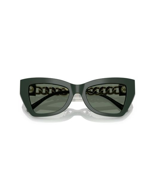Michael Kors Green Mk2205 Montecito 40063H Sunglasses Acetate Cat Eye Normal