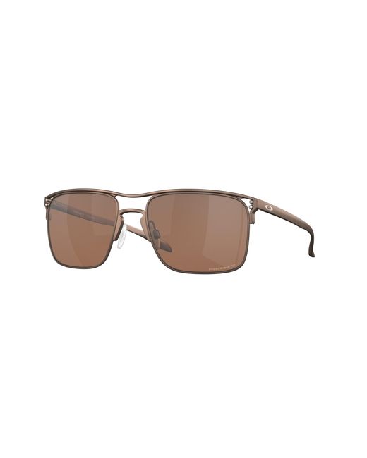 Oakley Black Oo6048 Holbrook Ti 604803 Sunglasses Titanium Squared Polarized Prizm for men