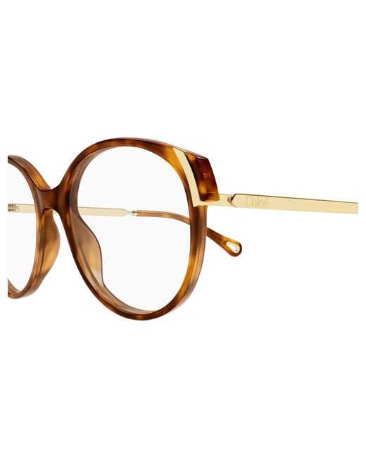 Chloé Black Ch0328O 007 Optical Frames Acetate Transparent Round