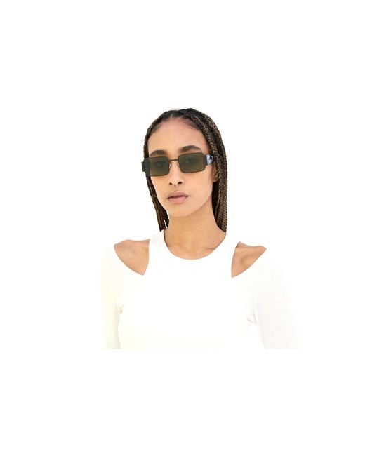 Retrosuperfuture Black 13W Z Tartaruga Sunglasses Metal Squared Normal