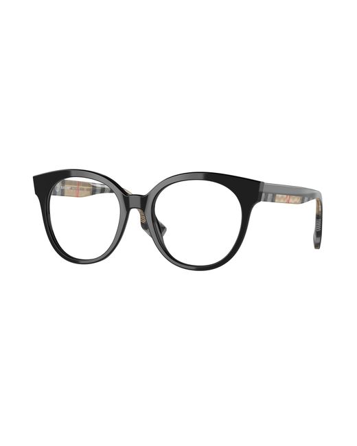 Burberry Black Be2356 Jacqueline 3942 Optical Frames Acetate Transparent Round Normal