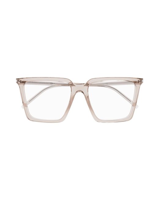 Saint Laurent Black Sl 474 Opt 003 Optical Frames Acetate Transparent Butterfly