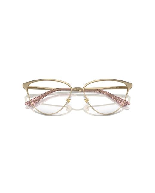 Jimmy Choo Black Jc2002 3013 Optical Frames Metal Cat Eye