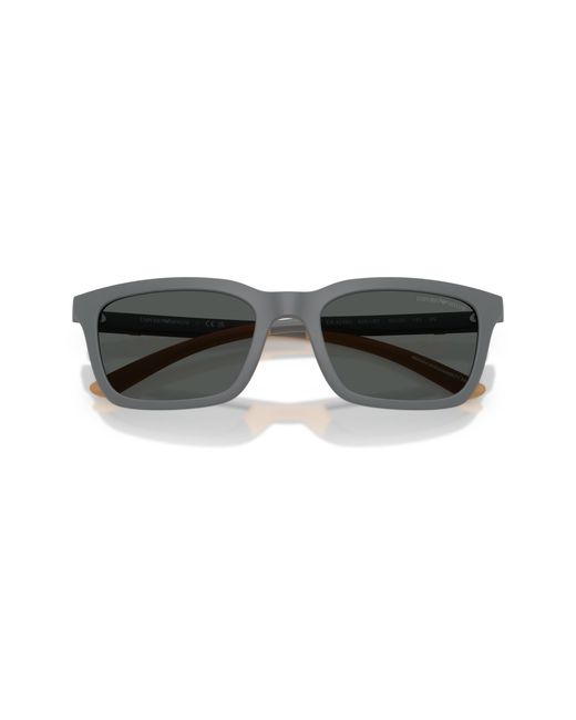 Emporio Armani Black Ea4249U 626187 Sunglasses Injected Squared Normal for men