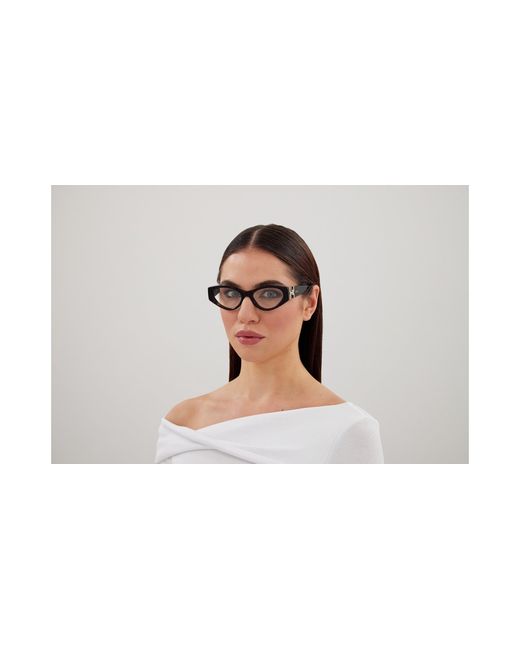 Chloé Black Ch0273O 002 Optical Frames Acetate Transparent Cat Eye
