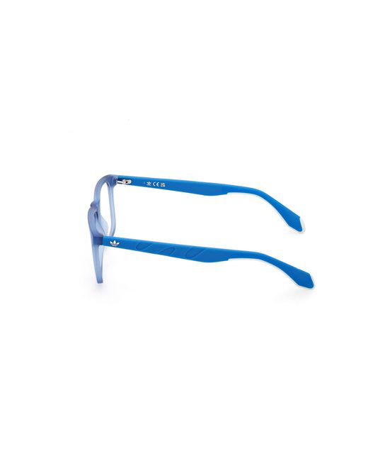 Adidas Blue Or5076 085 Optical Frames Injected Squared Normal for men