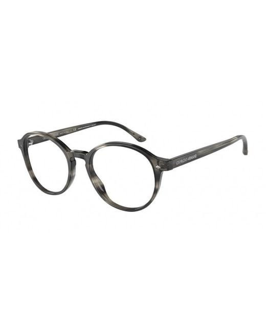 Giorgio Armani Black Ar7004 5877 Optical Frames Acetate Pantos for men