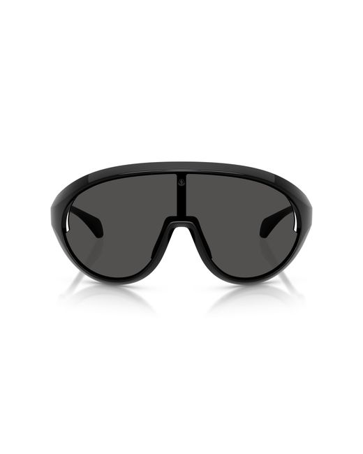 Moncler Black Me8010 Contrast 500187 Sunglasses Injected Round Normal