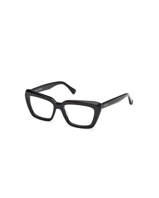 Max Mara Black Mm5210 001 Optical Frames Acetate Cat Eye Normal