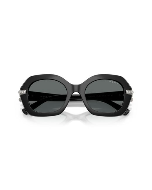 Vogue Eyewear Black Vo5706Sb W44/81 Sunglasses Nylon Geometric Polarized