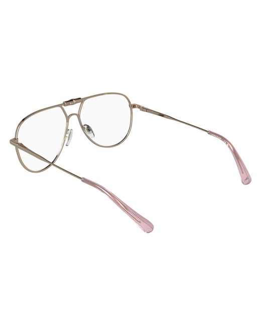 Longchamp Black Lo2187 770 Optical Frames Metal Pilot Normal