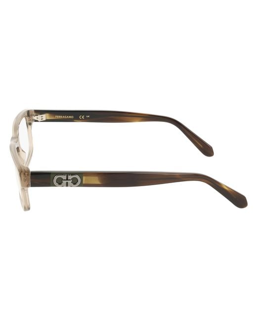 Ferragamo Black Sf3061 278 Optical Frames Acetate Squared Normal for men