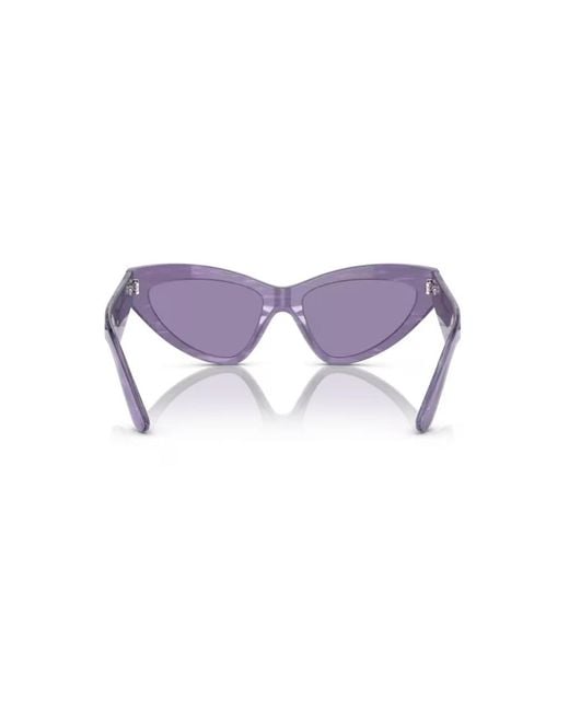 Dolce & Gabbana Purple Dg4439 34071A Sunglasses Acetate Cat Eye Normal