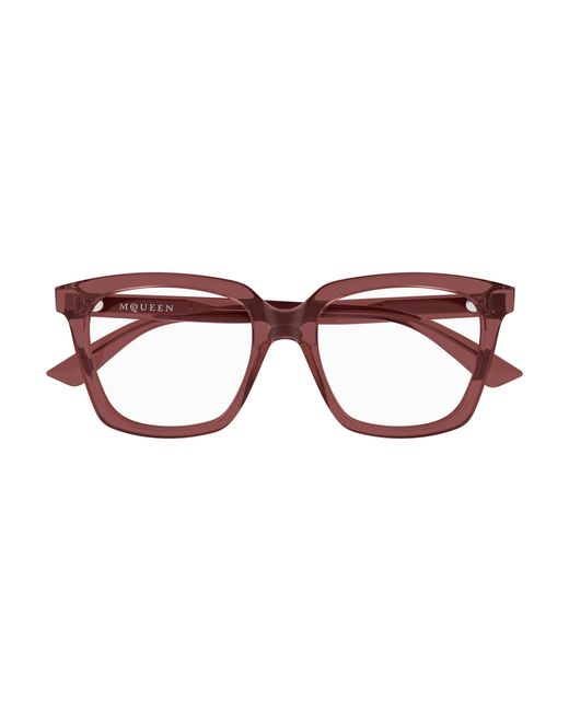 McQueen Black Am0513O 004 Optical Frames Acetate Transparent Cat Eye