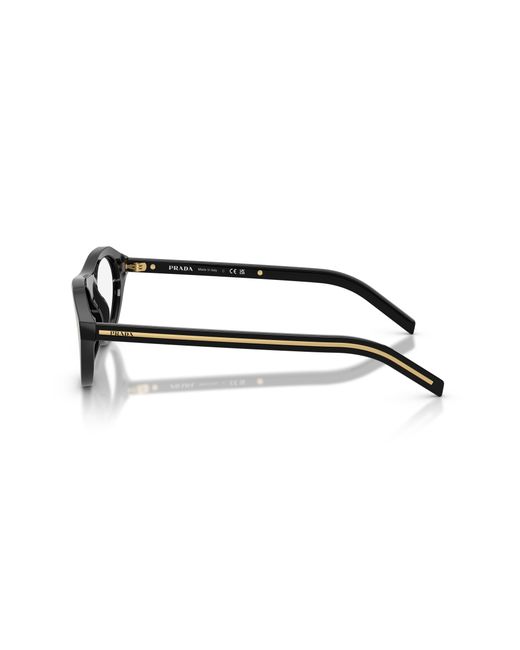 Prada Black Pr B15S 16K60K Sunglasses Acetate Transparent Geometric Normal