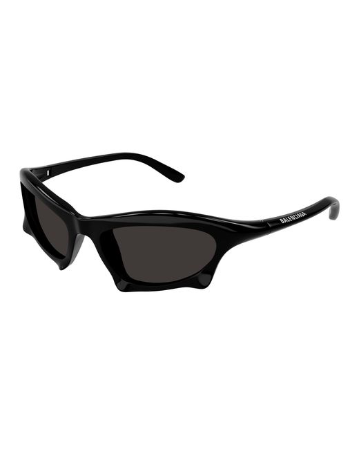 Balenciaga Black Bb0229S 001 Sunglasses Plastic Wraparound Normal