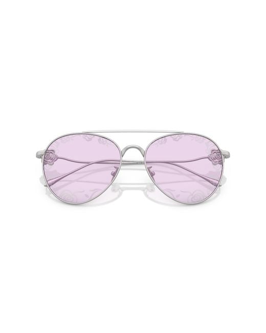 Giorgio Armani Black Ar6167 3045Z9 Sunglasses Metal Pilot Normal