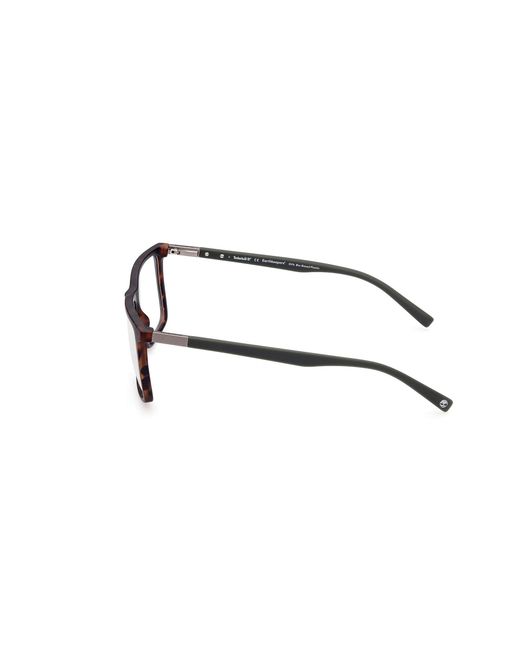 Timberland Black Tb1740 052 Optical Frames Injected Squared Normal for men