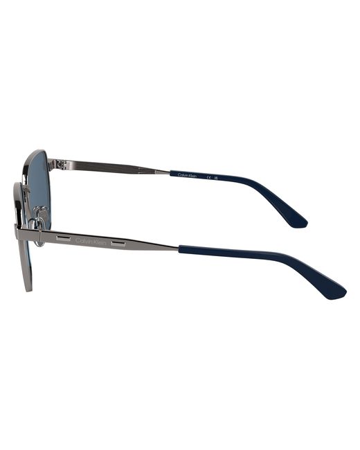 Calvin Klein Black Ck25100S 071 Sunglasses Metal Squared Normal