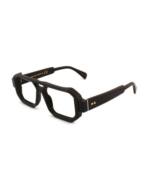 Xlab Black Moreton Optical Frames Acetato Squadrata Antiriflesso Antiriflesso for men