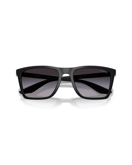 Prada Linea Rossa Black Ps B08S 1Ab09U Sunglasses Injected Pillow Normal Nuanced for men