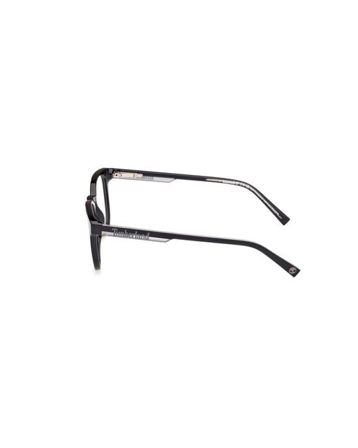 Timberland Black Tb50013 001 Optical Frames Injected Round Normal