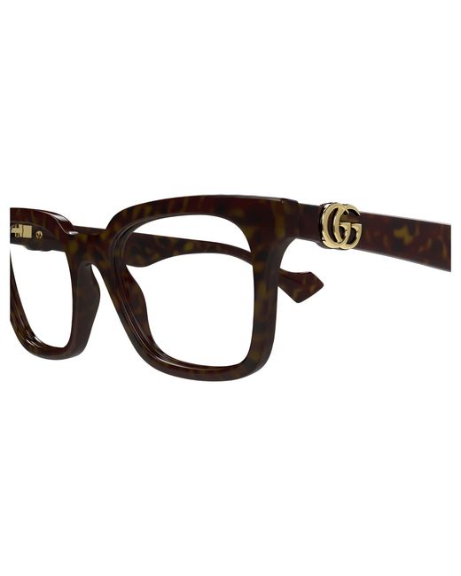 Gucci Black Gg1728O 002 Optical Frames Injected Transparent Squared