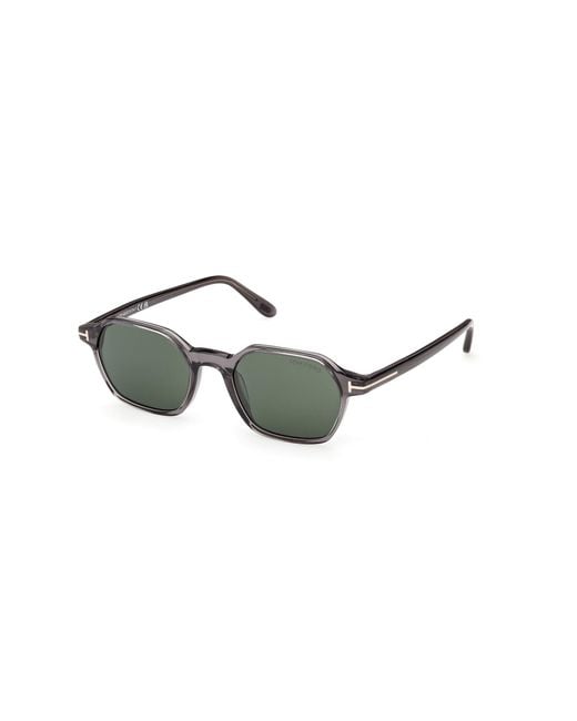 Tom Ford Black Ft1301 Joey-02 20N Sunglasses Acetate Geometric Normal for men