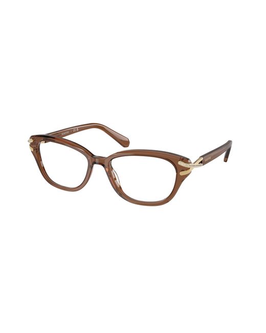 Swarovski Black Sk2032 1067 Optical Frames Acetate Pillow Normal